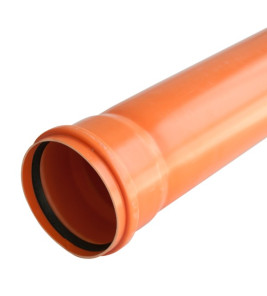 PVC PIPE 200X3.0MM 3M ORANGE WITH O-RING