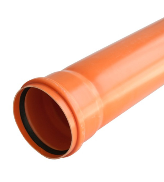 PVC PIPE 200X3.0MM 3M ORANGE WITH O-RING