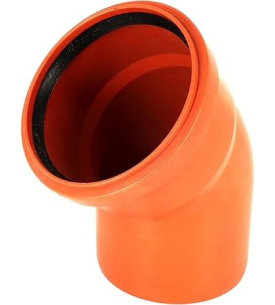 EASY BEND 200MM PVC ORANGE WITH O-RING