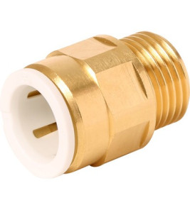 BRASS MALE ADAPTOR 15MMX1/2`` JOHN GUEST SPEEDFIT
