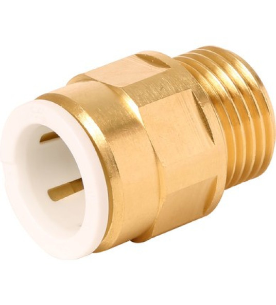 BRASS MALE ADAPTOR 15MMX1/2`` JOHN GUEST SPEEDFIT