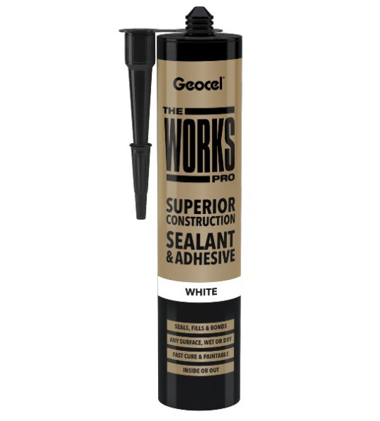 THE WORKS ADHESIVE & SEALANT WHITE