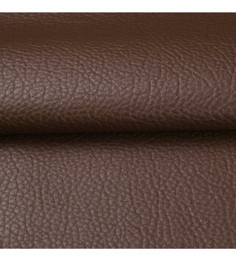 SYNTHETIC LEATHER BROWN 54`` PER METRE