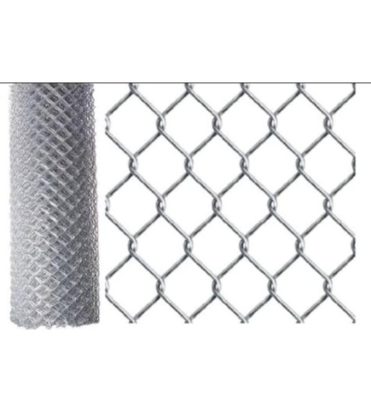GALVANIZED CHAINLINK FENCE 1M X 12M