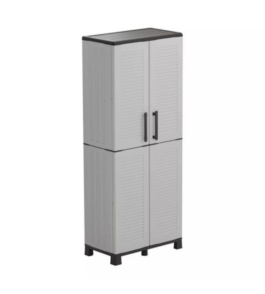 HIGH CABINET FAMILY LINE LIGHT GREY 68X37X163CM