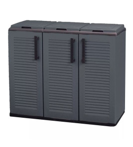 3-COMPARTMENT WASTE CABINET 102X37X84CM