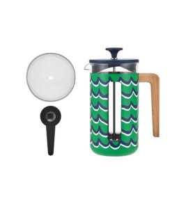 FRENCH COFFEE PRESS 1L PISA CYAN TIDES