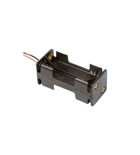 BATTERY CASE 4 AA WITH LEADS