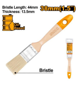 INGCO PAINT BRUSH 38MM/1 1/2`` WOODEN HANDLE