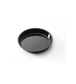 ROUND BLACK ENAMEL BAKING PAN 30X4CM