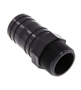 PVC HOSE TAILPIECE 1 1/2``M X 50MM