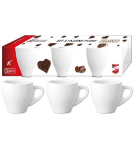 3PC ESPRESSO CUPS KASAVIVA