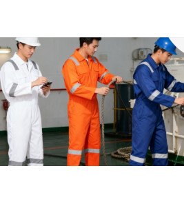 BOILER SUIT RALLY WHITE 54-56 LARGE