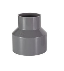 PVC REDUCED SOCKET 100/63MM PVC GREY