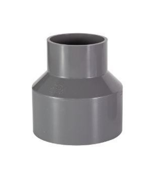 PVC REDUCED SOCKET 100/63MM PVC GREY