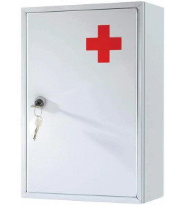 STEEL MEDICAL CABINET 21X32X8CM