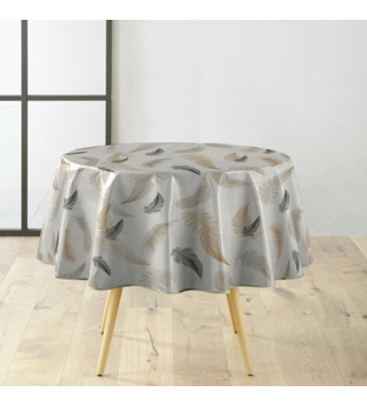 ROUND PVC TABLECLOTH 160CM ASSORTED DESIGNS