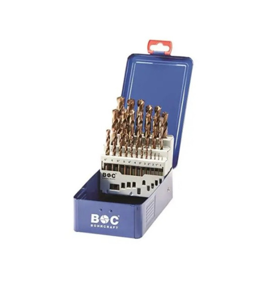 COBALT DRILL BITS 25PCS 1-13MM 0.5MM STEP