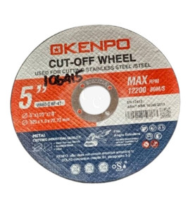 STEEL CUTTING DISC 125X1.0X22.2MM KENPO