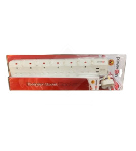 EXTENSION LEAD 13A 6G +2 USB