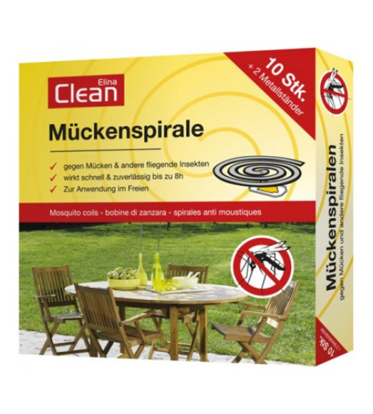 MOSQUITO COILS 10PCS ELINA CLEAN