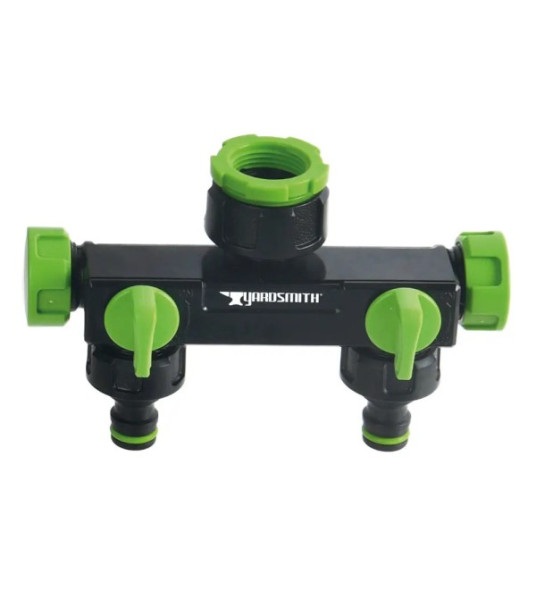 YARDSMITH 2-WAY SHUT-OFF TAP ADAPTOR