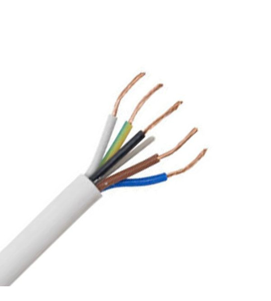 PVC CABLE 5X6.0MM H05VV-F