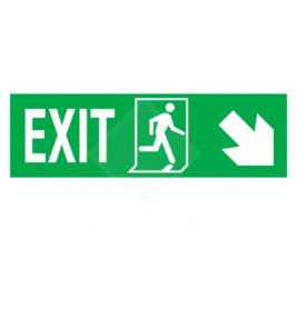 EXIT RM SE ARROW 150X400MM EXIT RM SE ARROW 150X400MM