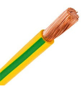 CABLE GREEN/YELLOW 6.0MM
