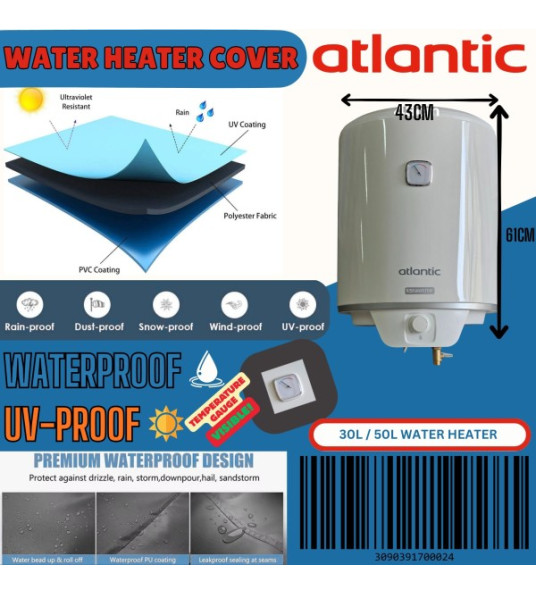 WATER HEATER COVER 30/50L VERTICAL