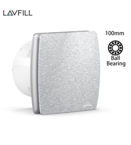 EXTRACTOR FAN 100MM BRUSHED FINISH LFWW-09Q-4S