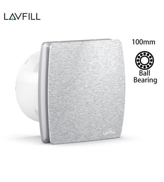 EXTRACTOR FAN 100MM BRUSHED FINISH LFWW-09Q-4S