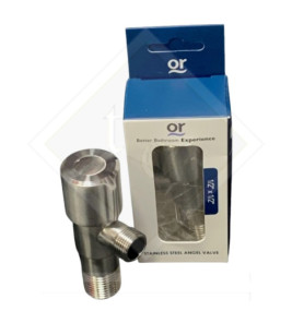 STAINLESS STEEL ANGLE VALVE 1/2``X1/2`` OR