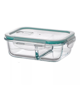 BOROSILICATE DIVIDED FOOD BOX 630ML