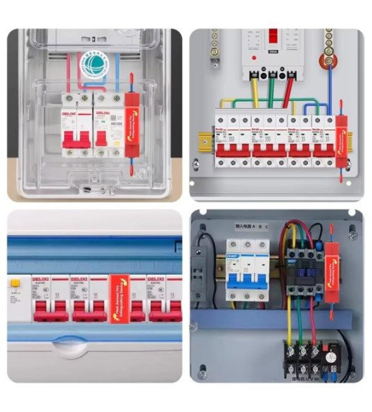 DIN RAIL FIRE EXTINGUISHING DEVICE