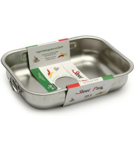 ROASTING PAN 25X19CM S/S NON-STICK