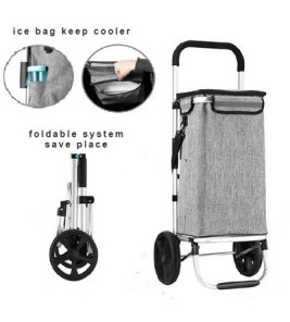 SHOPPING CARRIER 2-WHEEL AT03C BLAC