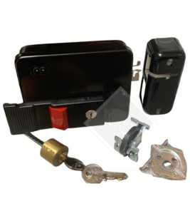 FF ELECTRIC LOCK 12V 50 LEFT LOOSE CYLINDER
