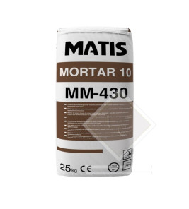 MATIS MM-430 MORTAR 10 25KG WHITE