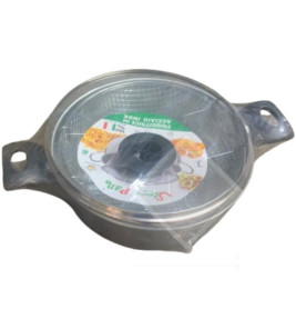 CHIP PAN 24CM STAINLESS STEEL 2 HANDLES