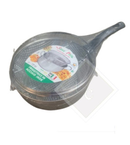 CHIP PAN 24CM STAINLESS STEEL 1 HANDLE