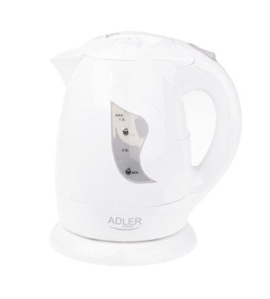 ADLER KETTLE AD08 850W WHITE 1L