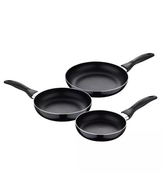 3PC FRYING PAN SET 16-20-24CM SAN IGNACIO