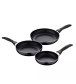 3PC FRYING PAN SET 16-20-24CM SAN IGNACIO