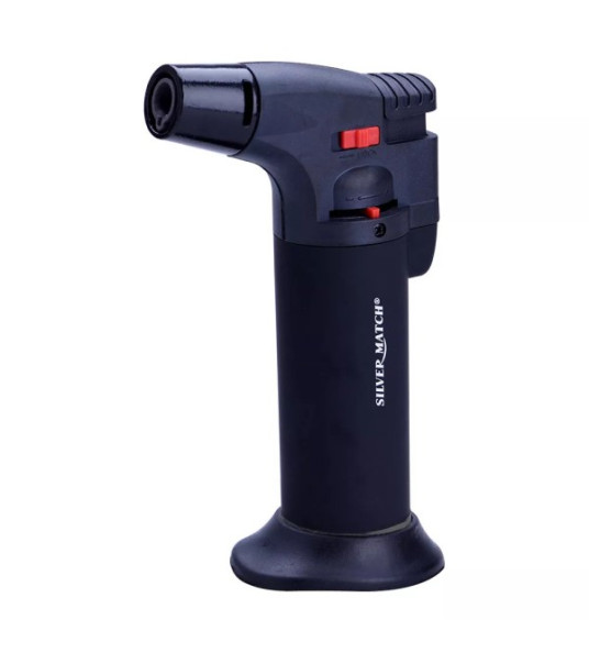 SILVER MATCH REFILLABLE CHEF`S TORCH