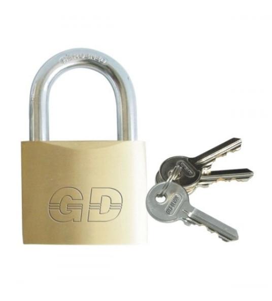 BRASS PADLOCK 40MM GD