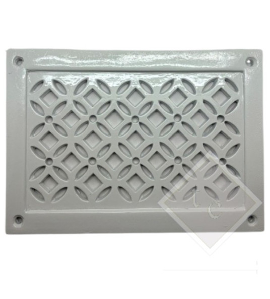 RESIN VENT COVER ORIENTAL 17X24CM WHITE
