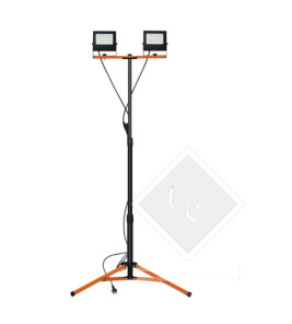 TWIN FLOODLIGHT TRIPOD 2X30W 2X2700LM
