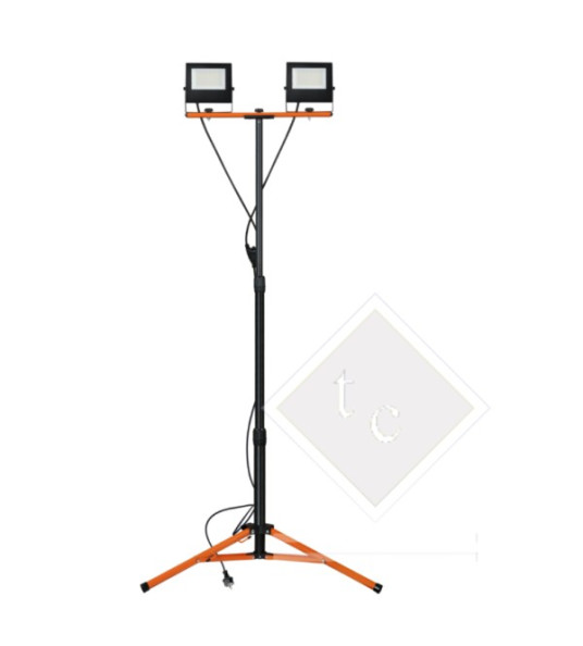 TWIN FLOODLIGHT TRIPOD 2X30W 2X2700LM