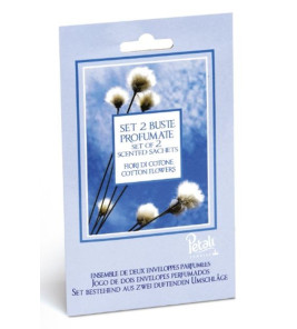 SCENTED LINEN SACHETS X2 COTTON FLOWER SCENTED LINEN SACHETS X2 COTTON FLOWER